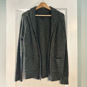 J.Crew Shawl Collar Donegal Merino Wool Sweater